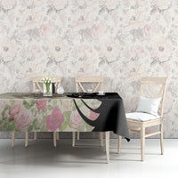 Kentucky Racing Horses Derby Hat Girl Tablecloth Beige Color - Wonder Print Shop