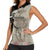 Kentucky Racing Horses Derby Hat Girl Women Sleeveless Polo Shirt Beige Color - Wonder Print Shop