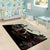 Kentucky Racing Horses Derby Hat Girl Area Rug Black Color - Wonder Print Shop