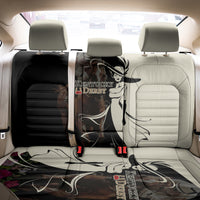 Kentucky Racing Horses Derby Hat Girl Back Car Seat Cover Black Color - Wonder Print Shop