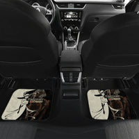 Kentucky Racing Horses Derby Hat Girl Car Mats Black Color - Wonder Print Shop