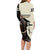 Kentucky Racing Horses Derby Hat Girl Family Matching Long Sleeve Bodycon Dress and Hawaiian Shirt Black Color - Wonder Print Shop