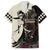 Kentucky Racing Horses Derby Hat Girl Family Matching Short Sleeve Bodycon Dress and Hawaiian Shirt Black Color - Wonder Print Shop