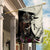 Kentucky Racing Horses Derby Hat Girl Garden Flag Black Color - Wonder Print Shop