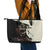 Kentucky Racing Horses Derby Hat Girl Leather Tote Bag Black Color - Wonder Print Shop