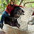 Kentucky Racing Horses Derby Hat Girl Quilt Black Color - Wonder Print Shop