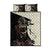 Kentucky Racing Horses Derby Hat Girl Quilt Bed Set Black Color - Wonder Print Shop