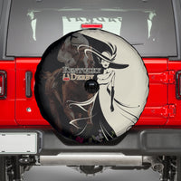 Kentucky Racing Horses Derby Hat Girl Spare Tire Cover Black Color - Wonder Print Shop