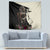Kentucky Racing Horses Derby Hat Girl Tapestry Black Color - Wonder Print Shop
