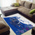 Kentucky Racing Horses Derby Hat Girl Area Rug Blue Color - Wonder Print Shop