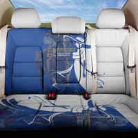 Kentucky Racing Horses Derby Hat Girl Back Car Seat Cover Blue Color - Wonder Print Shop