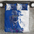Kentucky Racing Horses Derby Hat Girl Bedding Set Blue Color - Wonder Print Shop