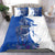 Kentucky Racing Horses Derby Hat Girl Bedding Set Blue Color - Wonder Print Shop