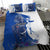 Kentucky Racing Horses Derby Hat Girl Bedding Set Blue Color - Wonder Print Shop