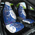 Kentucky Racing Horses Derby Hat Girl Car Seat Cover Blue Color - Wonder Print Shop