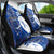 Kentucky Racing Horses Derby Hat Girl Car Seat Cover Blue Color - Wonder Print Shop
