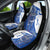 Kentucky Racing Horses Derby Hat Girl Car Seat Cover Blue Color - Wonder Print Shop