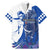 Kentucky Racing Horses Derby Hat Girl Family Matching Mermaid Dress and Hawaiian Shirt Blue Color - Wonder Print Shop