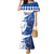 Kentucky Racing Horses Derby Hat Girl Family Matching Mermaid Dress and Hawaiian Shirt Blue Color - Wonder Print Shop