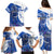 Kentucky Racing Horses Derby Hat Girl Family Matching Puletasi and Hawaiian Shirt Blue Color - Wonder Print Shop
