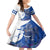 Kentucky Racing Horses Derby Hat Girl Family Matching Tank Maxi Dress and Hawaiian Shirt Blue Color - Wonder Print Shop