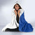 Kentucky Racing Horses Derby Hat Girl Hooded Blanket Blue Color