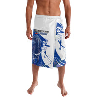 Kentucky Racing Horses Derby Hat Girl Lavalava Blue Color - Wonder Print Shop