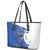 Kentucky Racing Horses Derby Hat Girl Leather Tote Bag Blue Color