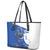 Kentucky Racing Horses Derby Hat Girl Leather Tote Bag Blue Color - Wonder Print Shop
