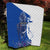 Kentucky Racing Horses Derby Hat Girl Quilt Blue Color - Wonder Print Shop