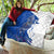 Kentucky Racing Horses Derby Hat Girl Quilt Blue Color - Wonder Print Shop