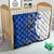 Kentucky Racing Horses Derby Hat Girl Quilt Blue Color - Wonder Print Shop