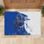 Kentucky Racing Horses Derby Hat Girl Rubber Doormat Blue Color - Wonder Print Shop