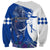 Kentucky Racing Horses Derby Hat Girl Sweatshirt Blue Color - Wonder Print Shop