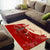 Kentucky Racing Horses Derby Hat Girl Area Rug Red Color - Wonder Print Shop