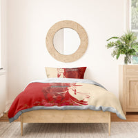 Kentucky Racing Horses Derby Hat Girl Bedding Set Red Color - Wonder Print Shop