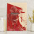 Kentucky Racing Horses Derby Hat Girl Canvas Wall Art Red Color - Wonder Print Shop
