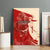 Kentucky Racing Horses Derby Hat Girl Canvas Wall Art Red Color - Wonder Print Shop