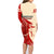 Kentucky Racing Horses Derby Hat Girl Family Matching Long Sleeve Bodycon Dress and Hawaiian Shirt Red Color - Wonder Print Shop