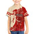 Kentucky Racing Horses Derby Hat Girl Family Matching Off The Shoulder Long Sleeve Dress and Hawaiian Shirt Red Color - Wonder Print Shop