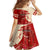 Kentucky Racing Horses Derby Hat Girl Family Matching Summer Maxi Dress and Hawaiian Shirt Red Color - Wonder Print Shop