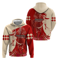 Kentucky Racing Horses Derby Hat Girl Hoodie Red Color - Wonder Print Shop