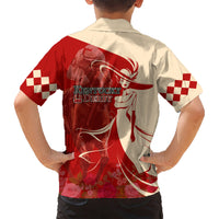 Kentucky Racing Horses Derby Hat Girl Kid Hawaiian Shirt Red Color - Wonder Print Shop
