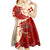 Kentucky Racing Horses Derby Hat Girl Kid Short Sleeve Dress Red Color - Wonder Print Shop