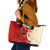 Kentucky Racing Horses Derby Hat Girl Leather Tote Bag Red Color