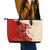 Kentucky Racing Horses Derby Hat Girl Leather Tote Bag Red Color