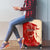Kentucky Racing Horses Derby Hat Girl Luggage Cover Red Color