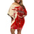 Kentucky Racing Horses Derby Hat Girl Off Shoulder Short Dress Red Color - Wonder Print Shop