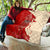 Kentucky Racing Horses Derby Hat Girl Quilt Red Color - Wonder Print Shop