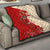 Kentucky Racing Horses Derby Hat Girl Quilt Red Color - Wonder Print Shop